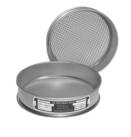 CSC 8" Stainless Steel ASTM Sieve 13.2mm or 0.530"